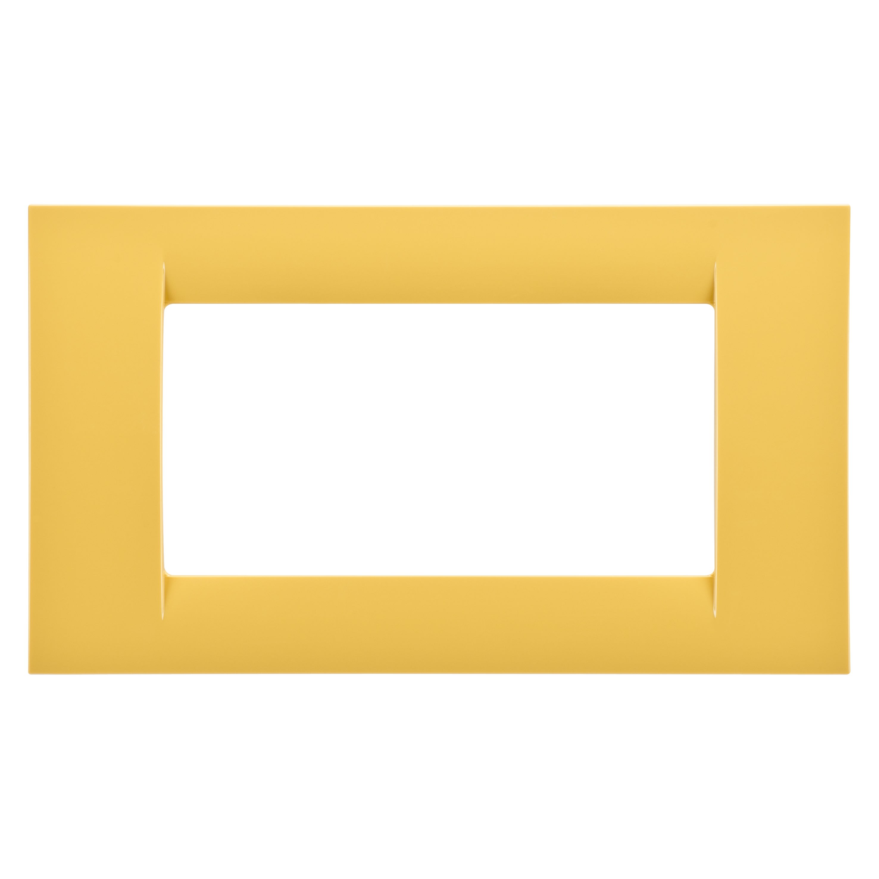 Gewiss - PLAQUE 4 POS.JAUNE MAIS SYSTEM VIRNA