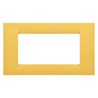 Gewiss - PLAQUE 4 POS.JAUNE MAIS SYSTEM VIRNA