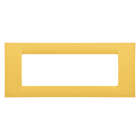 Gewiss - PLAQUE 6 POS.JAUNE MAIS SYSTEM VIRNA