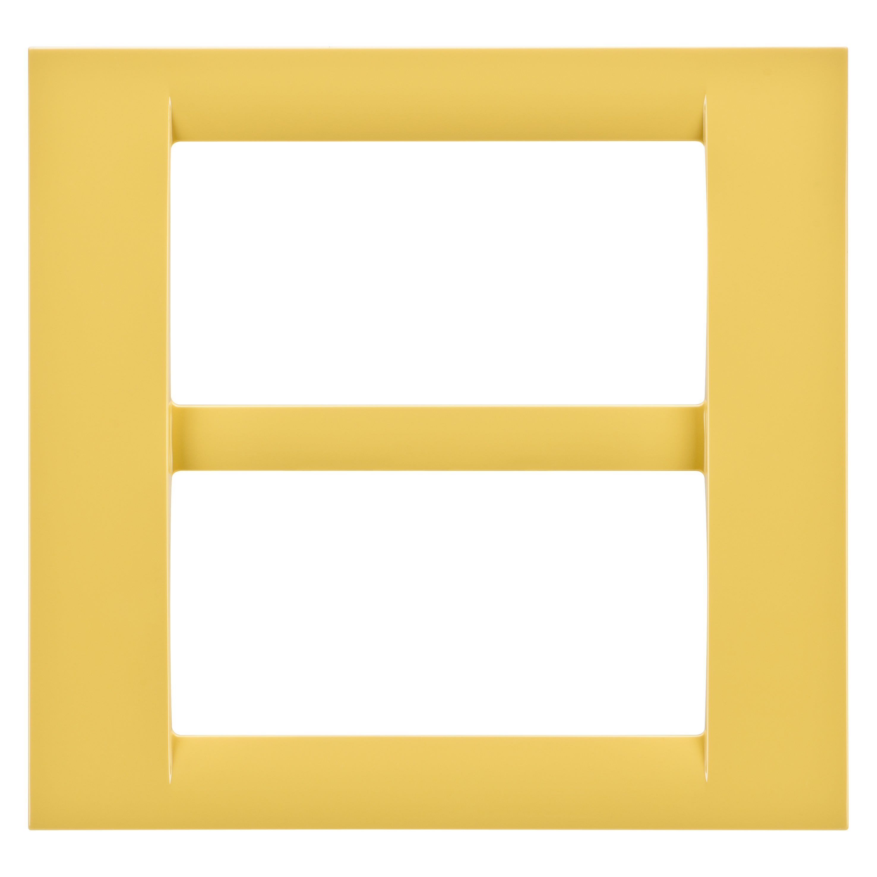 Gewiss - PLAQUE APPAREILLAGE 8 POS.JAUNE MAIS SYSTEM VIRNA - GW22187