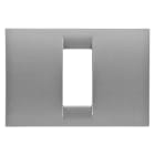 Gewiss - PLAQUE APPAREILLAGE 1 P.TITANE METALLISE SYSTEM VIRNA - GW22281