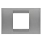 Gewiss - PLAQUE 2 P.TITANE METALLISE SYSTEM VIRNA