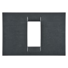 Gewiss - PLAQUE 1 POS.ARDOISE METALLISE SYS.VIRNA