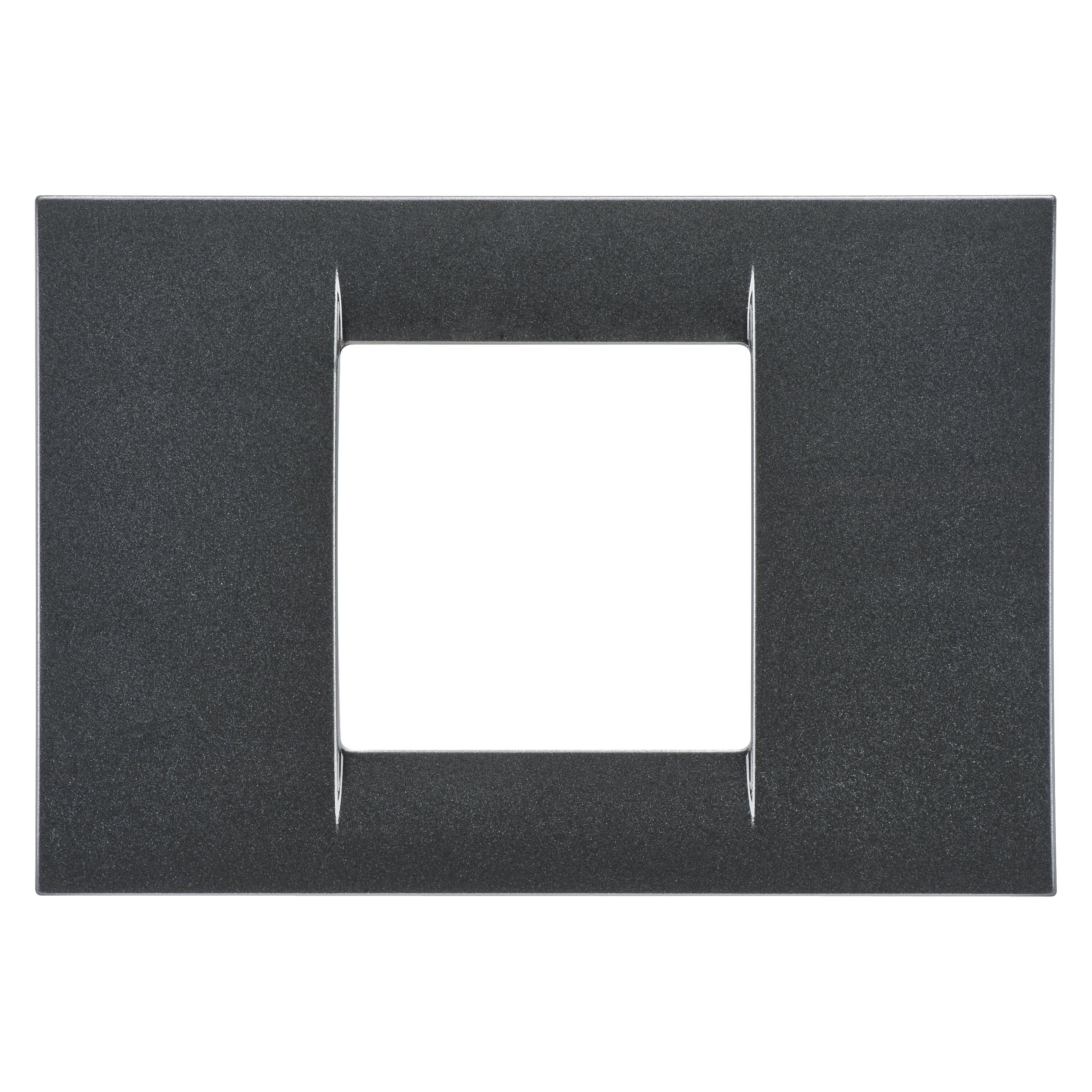 Gewiss - PLAQUE 2 POS.ARDOISE METALLISE SYS.VIRNA