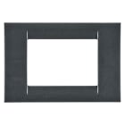 Gewiss - PLAQUE APPAREILLAGE 3 POS.ARDOISE METALLISE SYS.VIRNA - GW22293