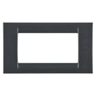 Gewiss - PLAQUE APPAREILLAGE 4 POS.ARDOISE METALLISE SYS.VIRNA - GW22294