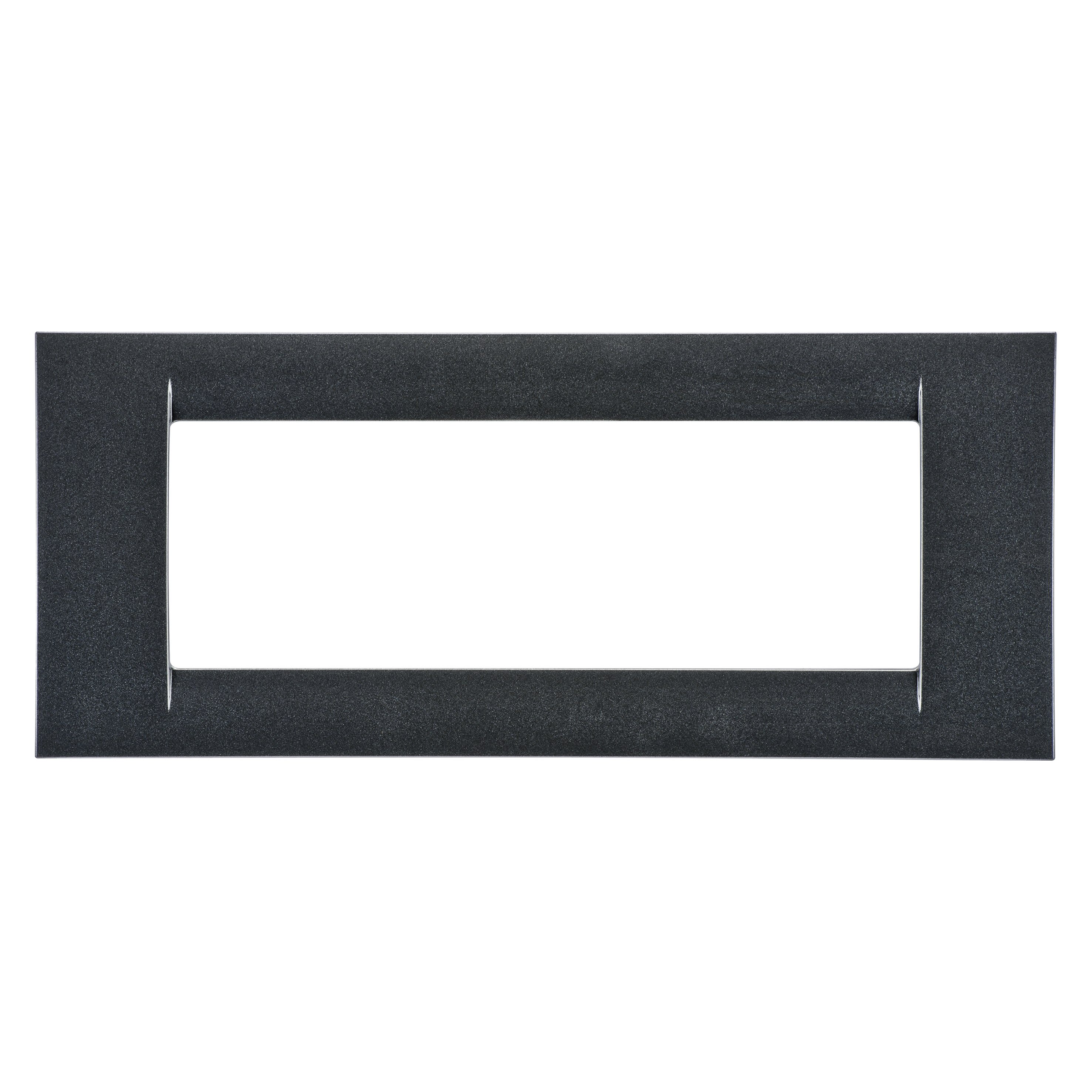 Gewiss - PLAQUE 6 POS.ARDOISE METALLISE SYS.VIRNA