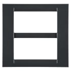 Gewiss - PLAQUE APPAREILLAGE 8 POS.ARDOISE METALLISE SYS.VIRNA - GW22297