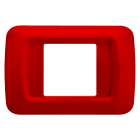 Gewiss - PLAQUE 2 POS.ROUGE GERANIUM TOP SYSTEM