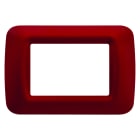 Gewiss - PLAQUE APPAREILLAGE 3 POS.BORDEAUX CLASS.TOP SYSTEM - GW22533