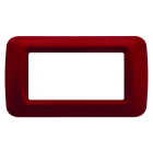 Gewiss - PLAQUE 4 POS.BORDEAUX CLASS.TOP SYSTEM