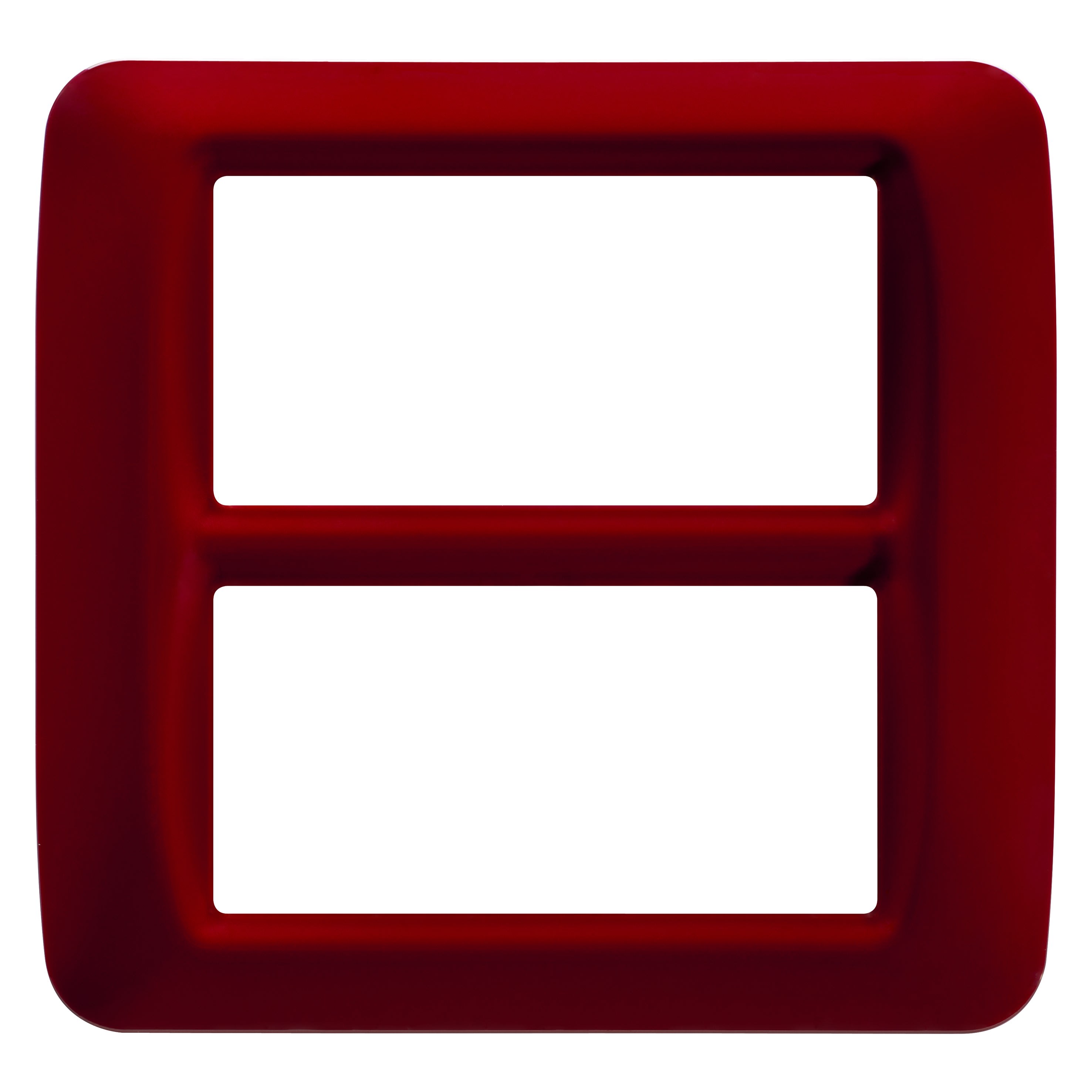 Gewiss - PLAQUE APPAREILLAGE 8 POS.BORDEAUX CLASS.TOP SYSTEM - GW22537