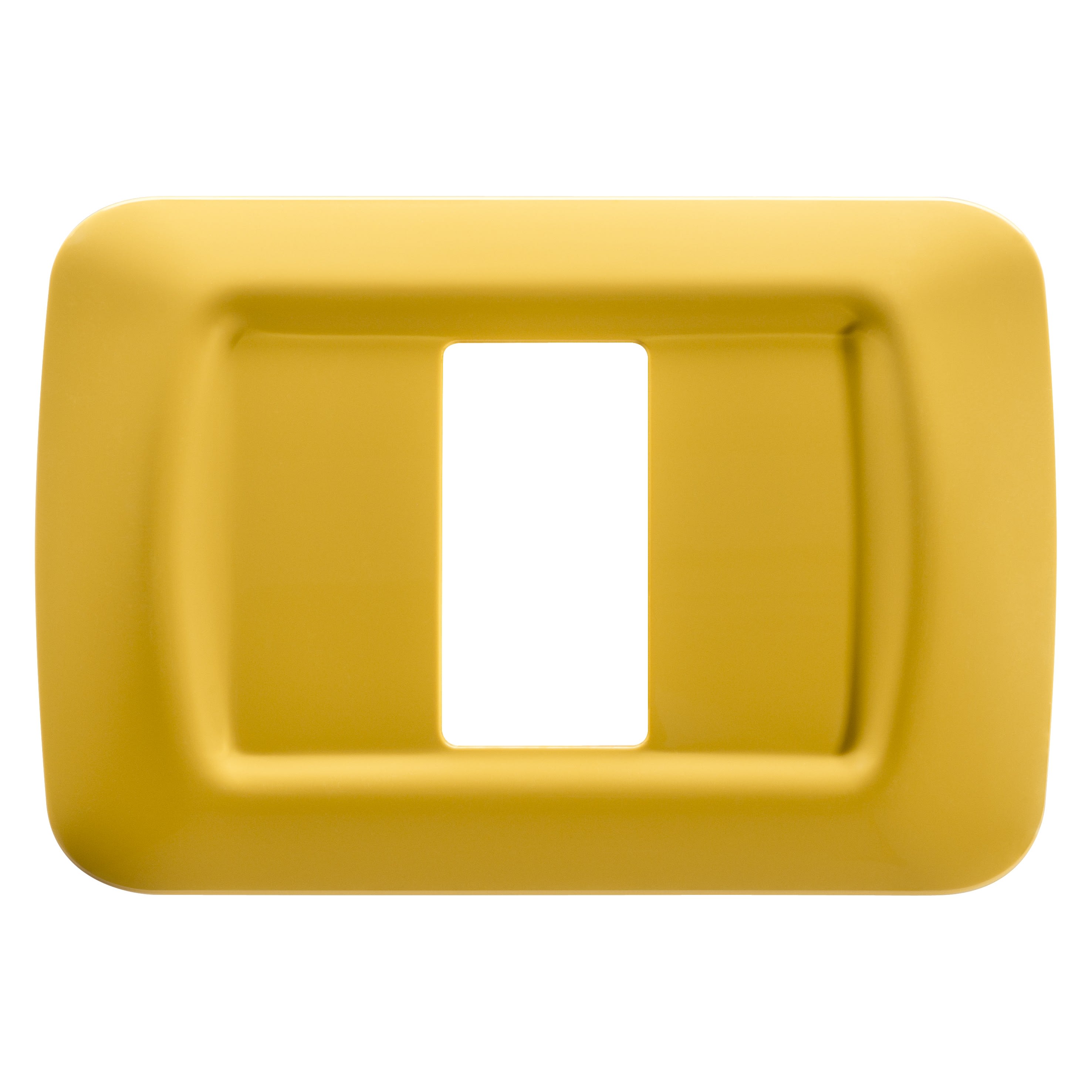 Gewiss - PLAQUE APPAREILLAGE 1 POS.JAUNE MAIS TOP SYSTEM - GW22581