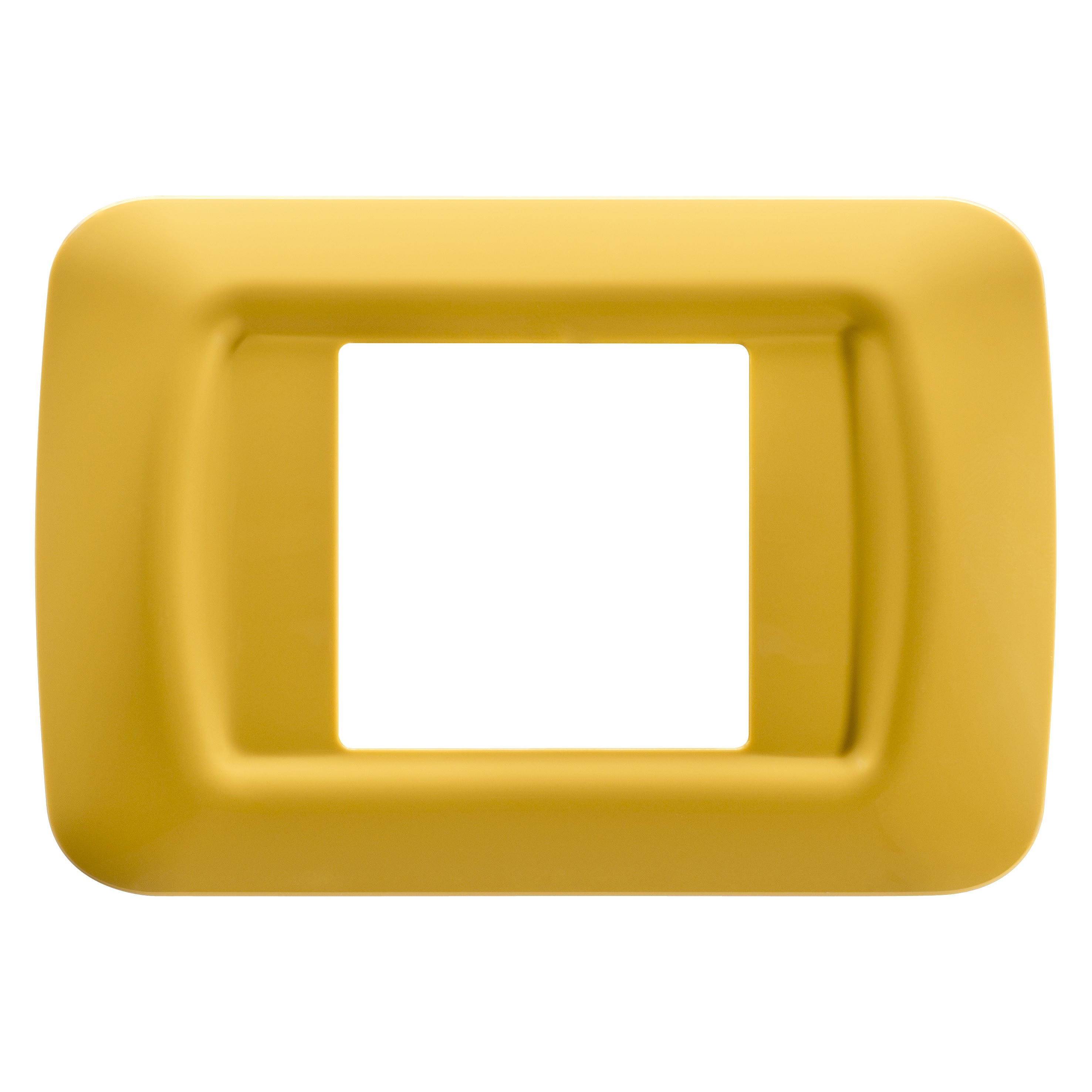 Gewiss - PLAQUE 2 POS.JAUNE MAIS TOP SYSTEM