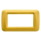 Gewiss - PLAQUE 4 POS.JAUNE MAIS TOP SYSTEM