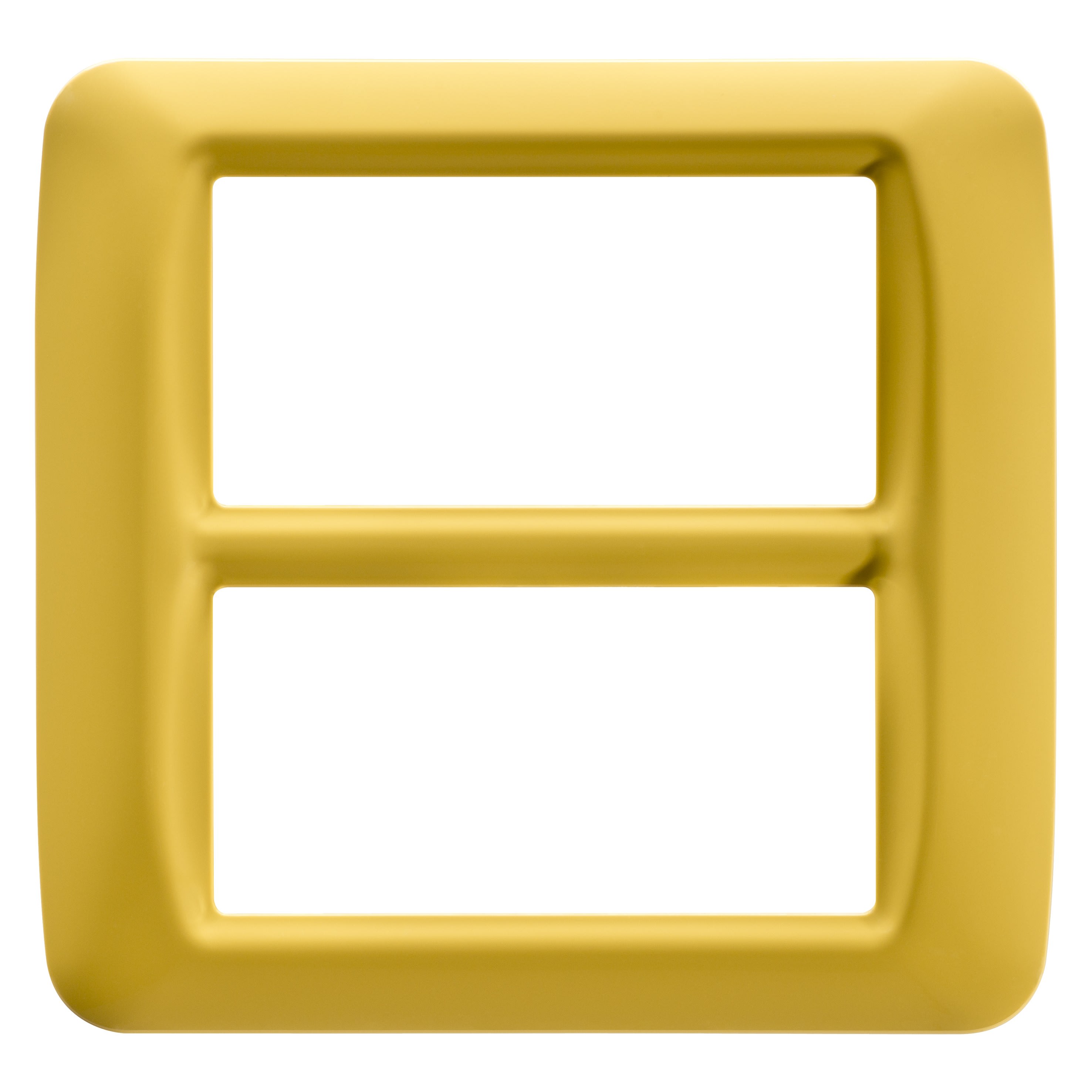 Gewiss - PLAQUE APPAREILLAGE 8 POS.JAUNE MAIS TOP SYSTEM - GW22587