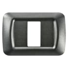 Gewiss - PLAQUE 1 POS.ARDOISE METALL.TOP SYSTEM