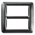 Gewiss - PLAQUE APPAREILLAGE 8 POS.ARDOISE METALL.TOP SYSTEM - GW22617