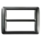 Gewiss - PLAQUE 12 POS.ARDOISE METALL.TOP SYSTEM