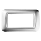 Gewiss - PLAQUE 4 POS.CHROME SOFT TOP SYSTEM