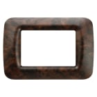 Gewiss - PLAQUE 3 POS.RONCE DE NOYER TOP SYSTEM