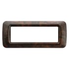 Gewiss - PLAQUE 6 POS.RONCE DE NOYER TOP SYSTEM