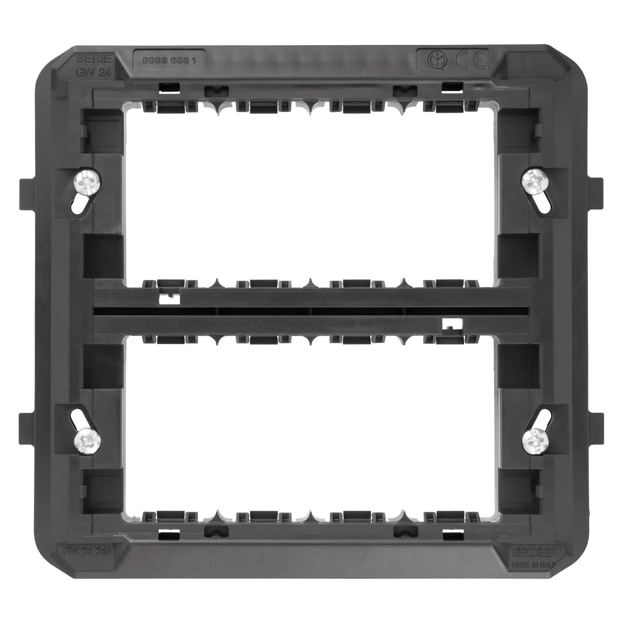 Gewiss - SUPPORT 8 POSTES PLAQUES SYSTEM/VIRNA