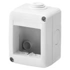 Gewiss - BOÎTIER PROTÉGÉ POUR APPAREILS SYSTEM - 2 POSTES -GRIS RAL 7035 - IP40 - GW27002