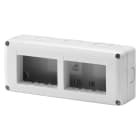 Gewiss - COFFR 6(2X3) POSTES HORIZ.PROT.
