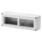 Gewiss - COFFR 8(2X4) POSTES HORIZ.PROT.