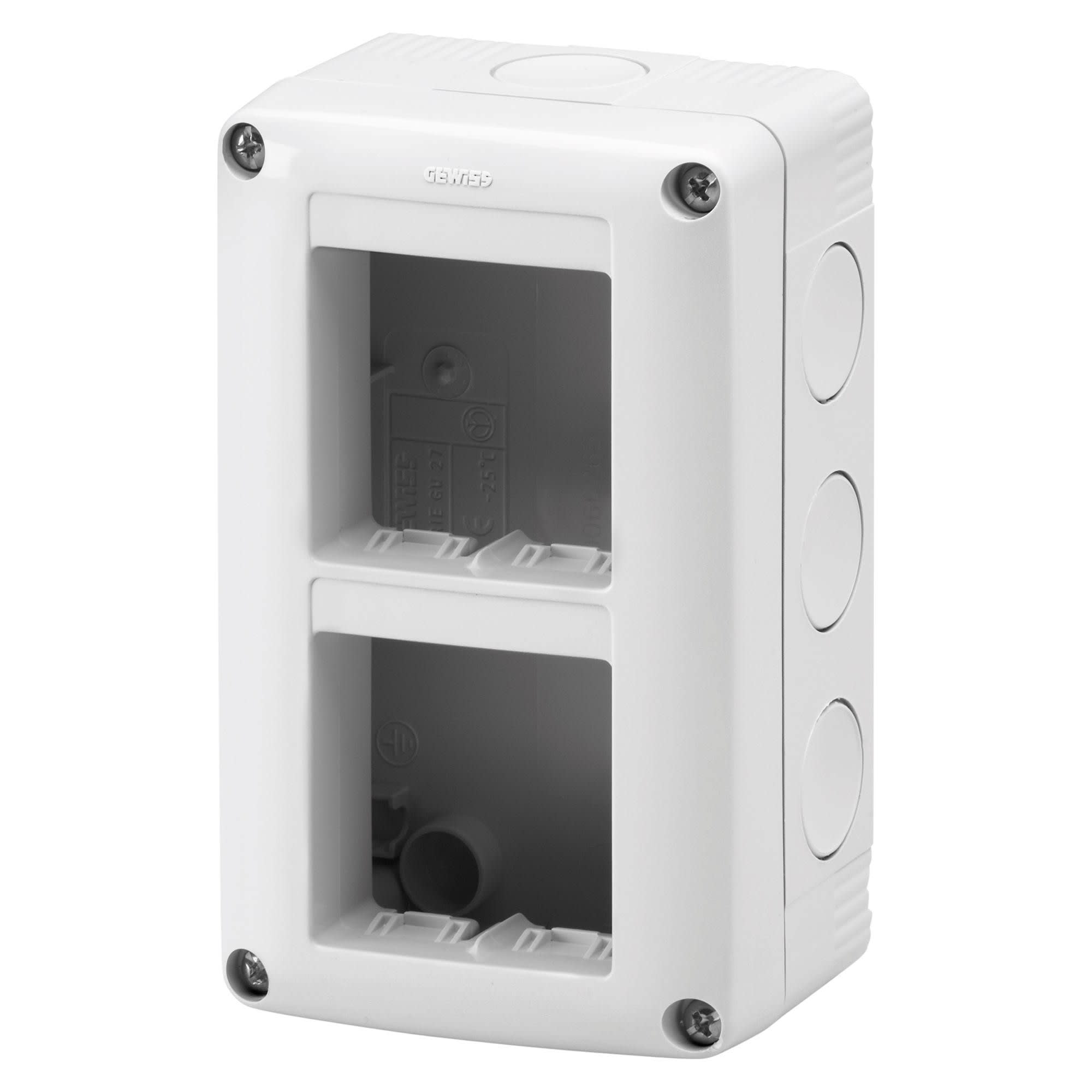 Gewiss - COFFR 4(2X2) POSTES VERT.PROT.