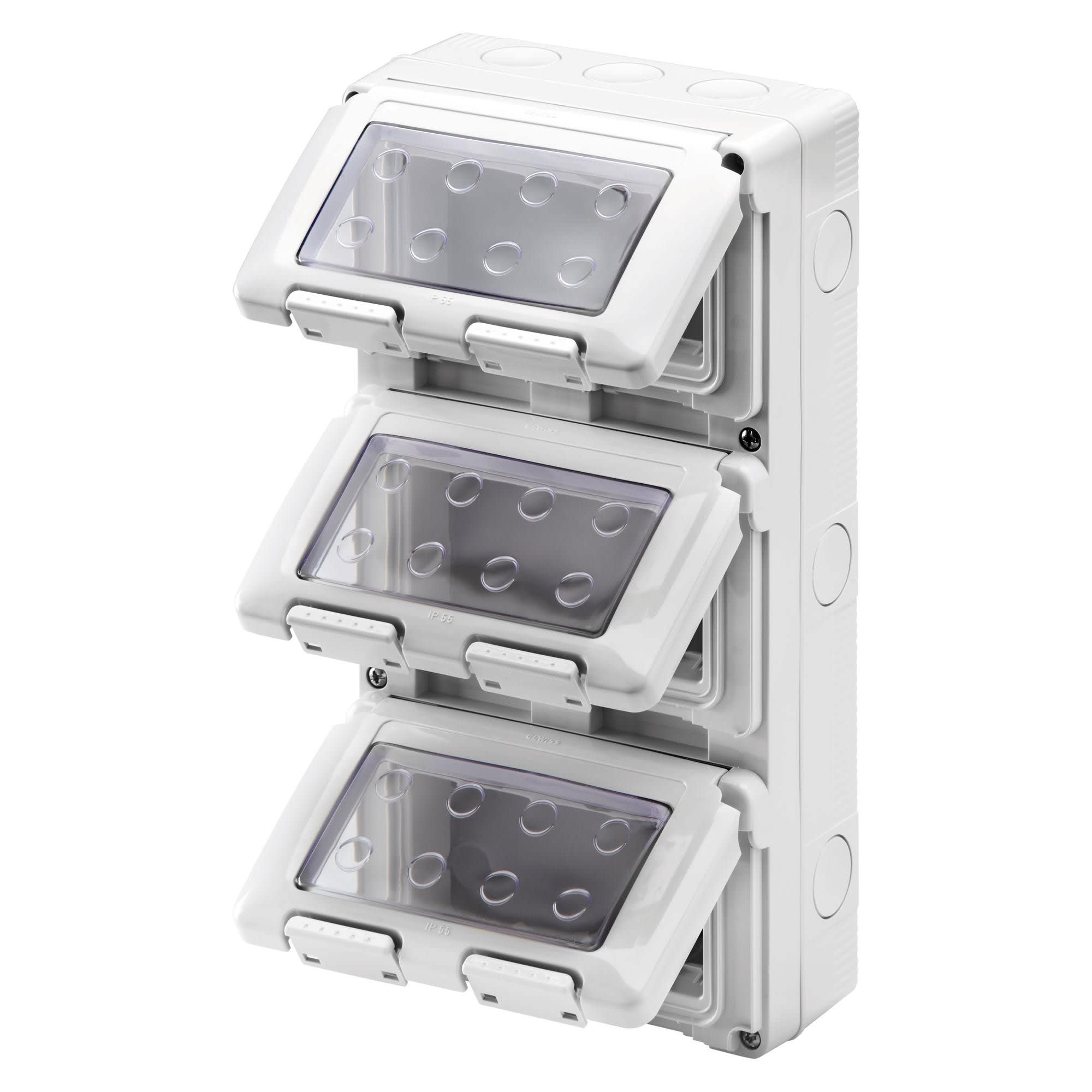 Gewiss - COFFR 12(3X4) POSTES VERT.ETANCHE