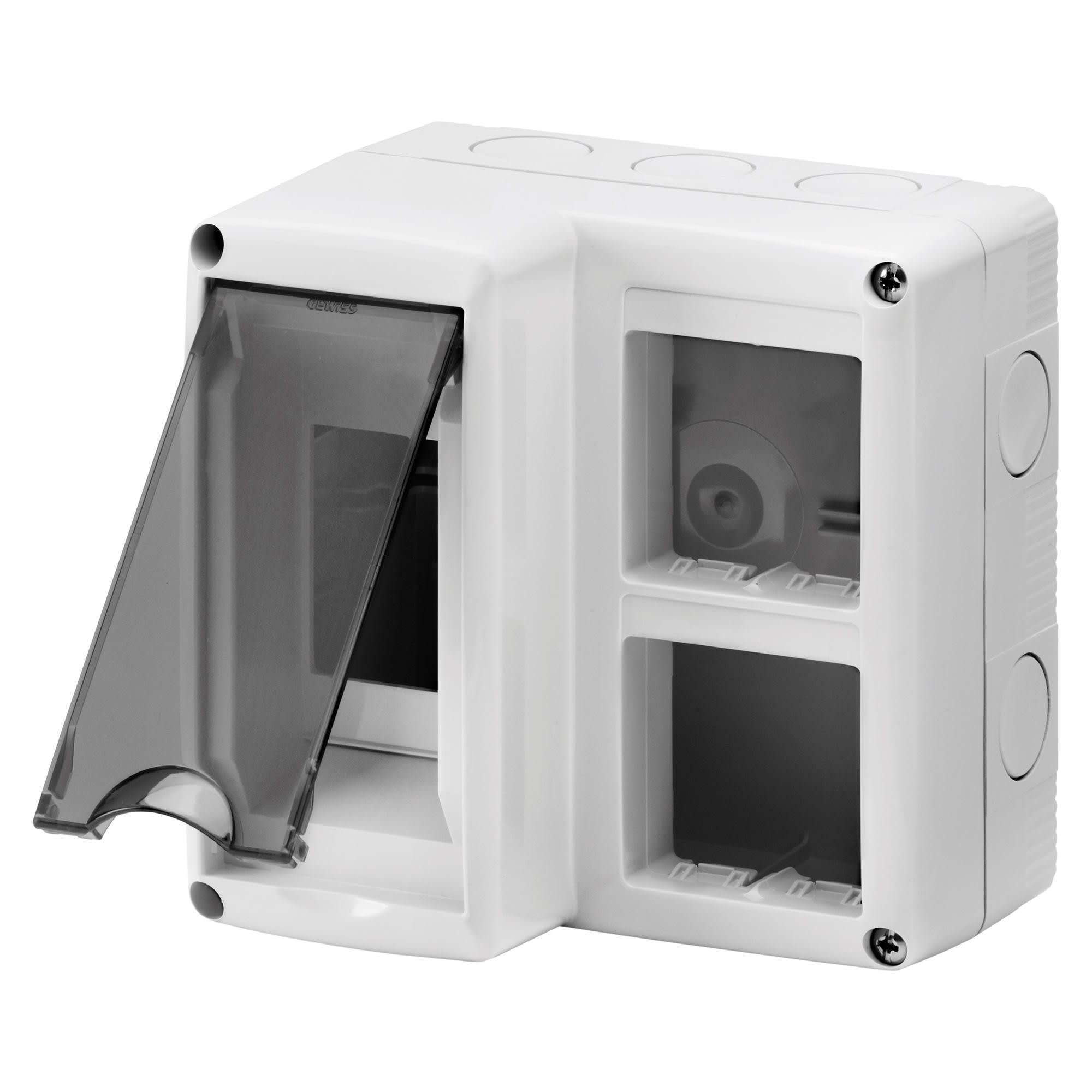 Gewiss - COFFR PR.2MOD.DIN+(2X2)MOD.SYSTEM