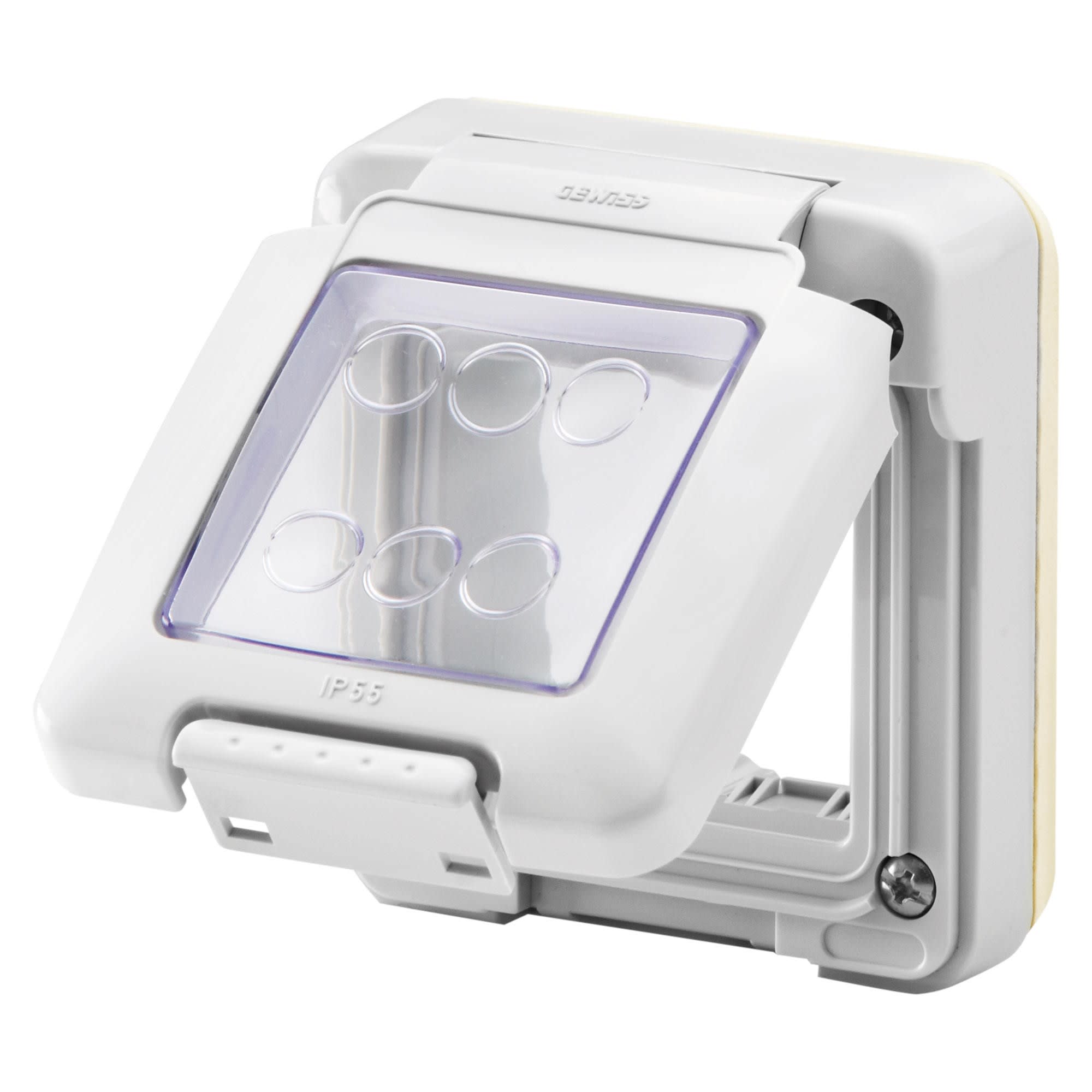 Gewiss - PLASTRON ETANCHE 2 POSTES SYSTEM