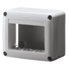 Gewiss - BOÎTE PTE-APP.3P.SYSTEM ANTHRACITE 9016 - GW27616