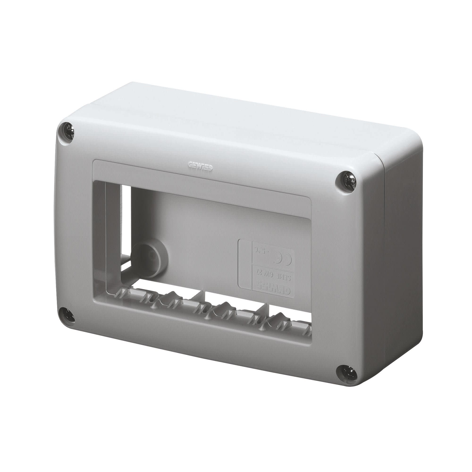 Gewiss - BOÎTE PTE-APP.4P.SYSTEM ANTHRACITE 9016