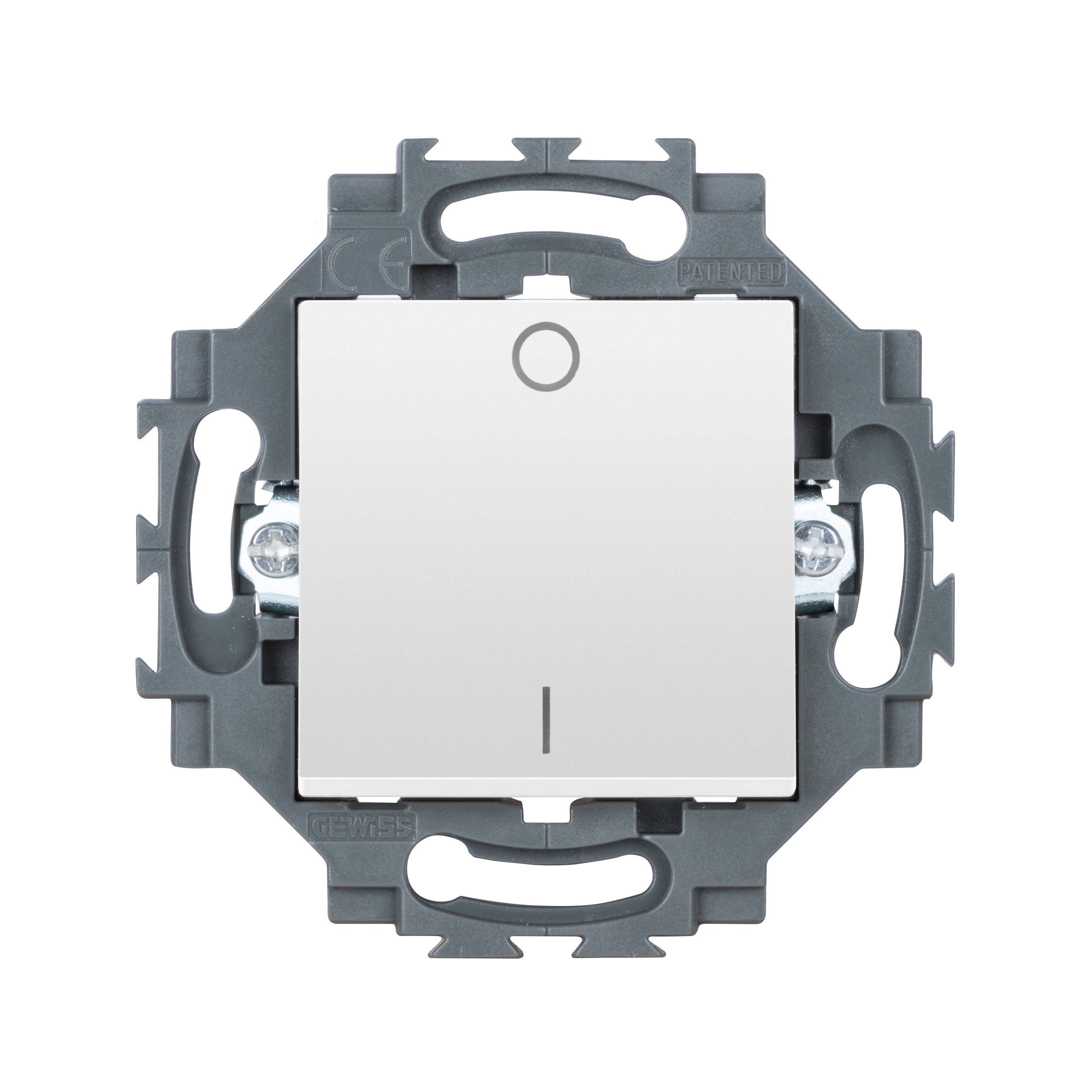 Gewiss - INTERRUPTEUR C.AUTO.2P 10AX BL