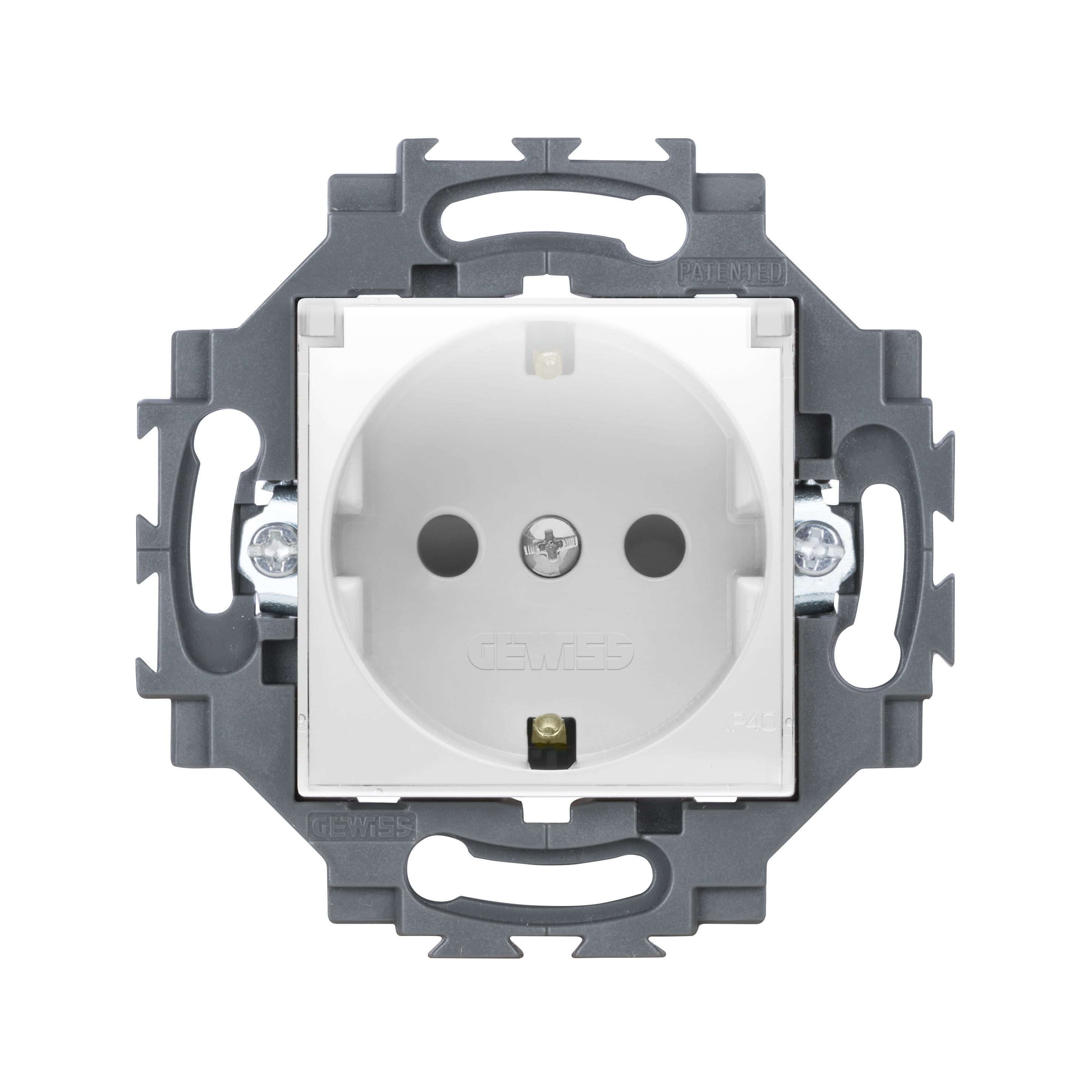Gewiss - PRISE STD ALLEMAND 2P+T 16A IP40 BL