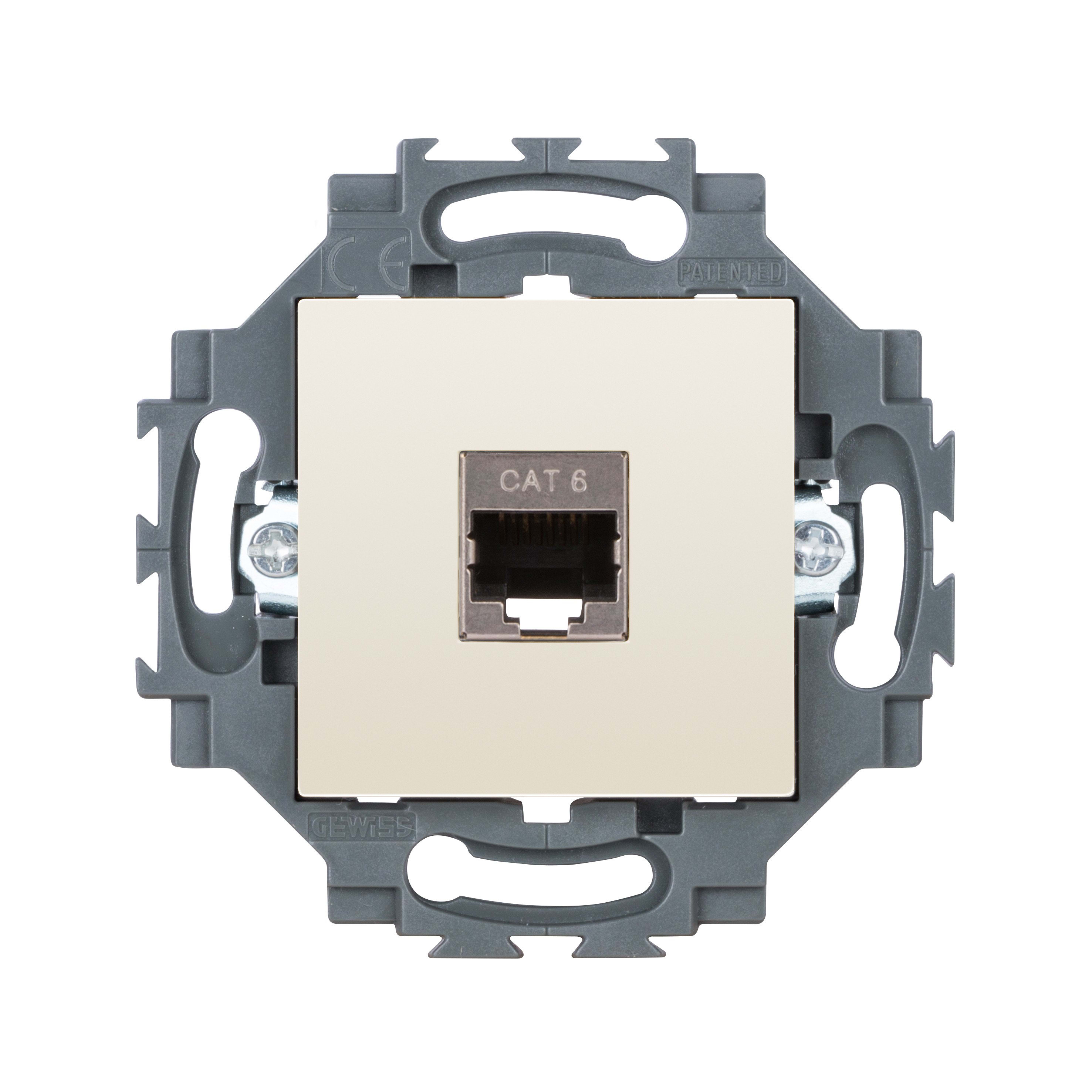 Gewiss - PRISE RJ45 CAT.6 FTP IVOIRE - GW35274Y -