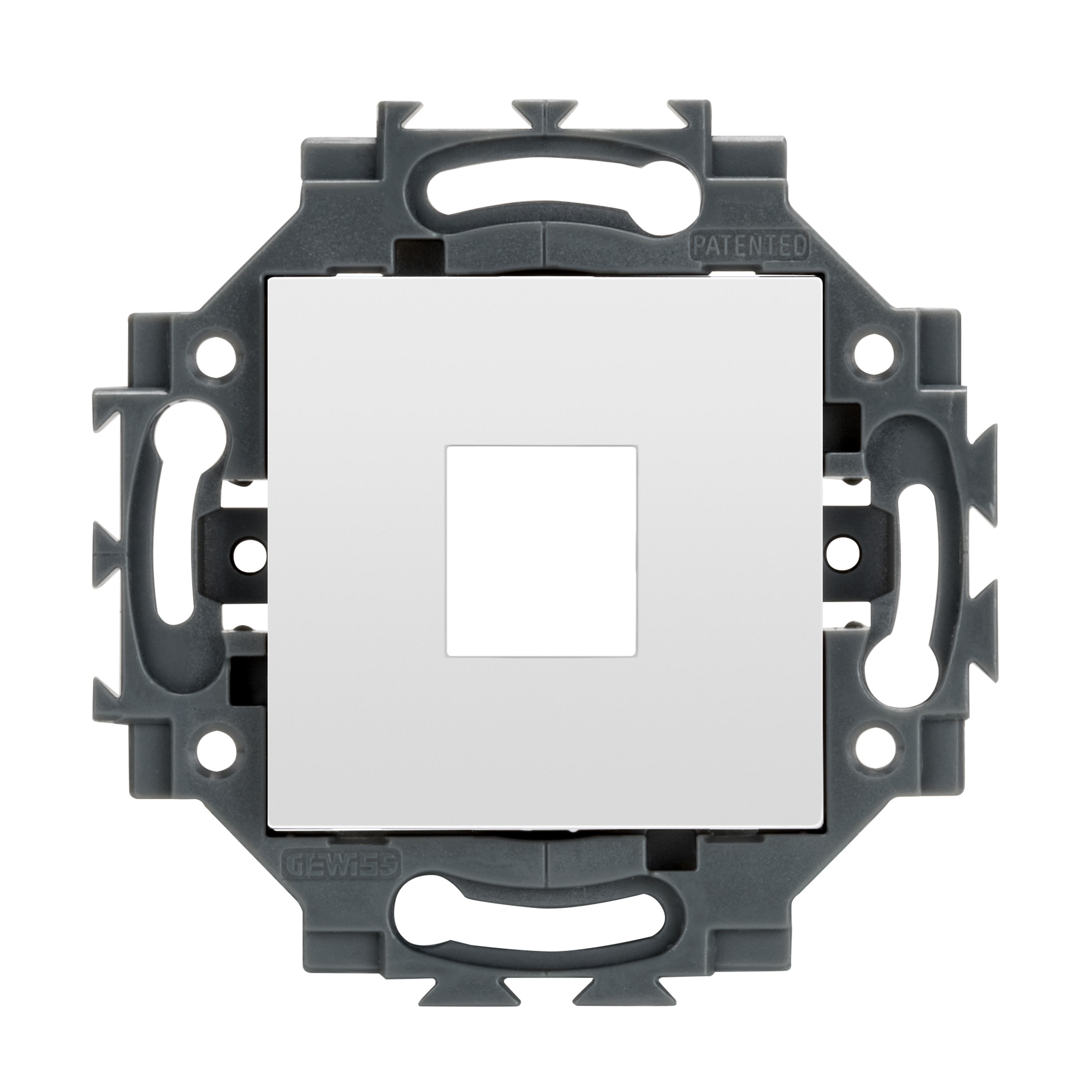 Gewiss - SUPPORT RJ45 KEYSTONE JACK BL - GW35275WP