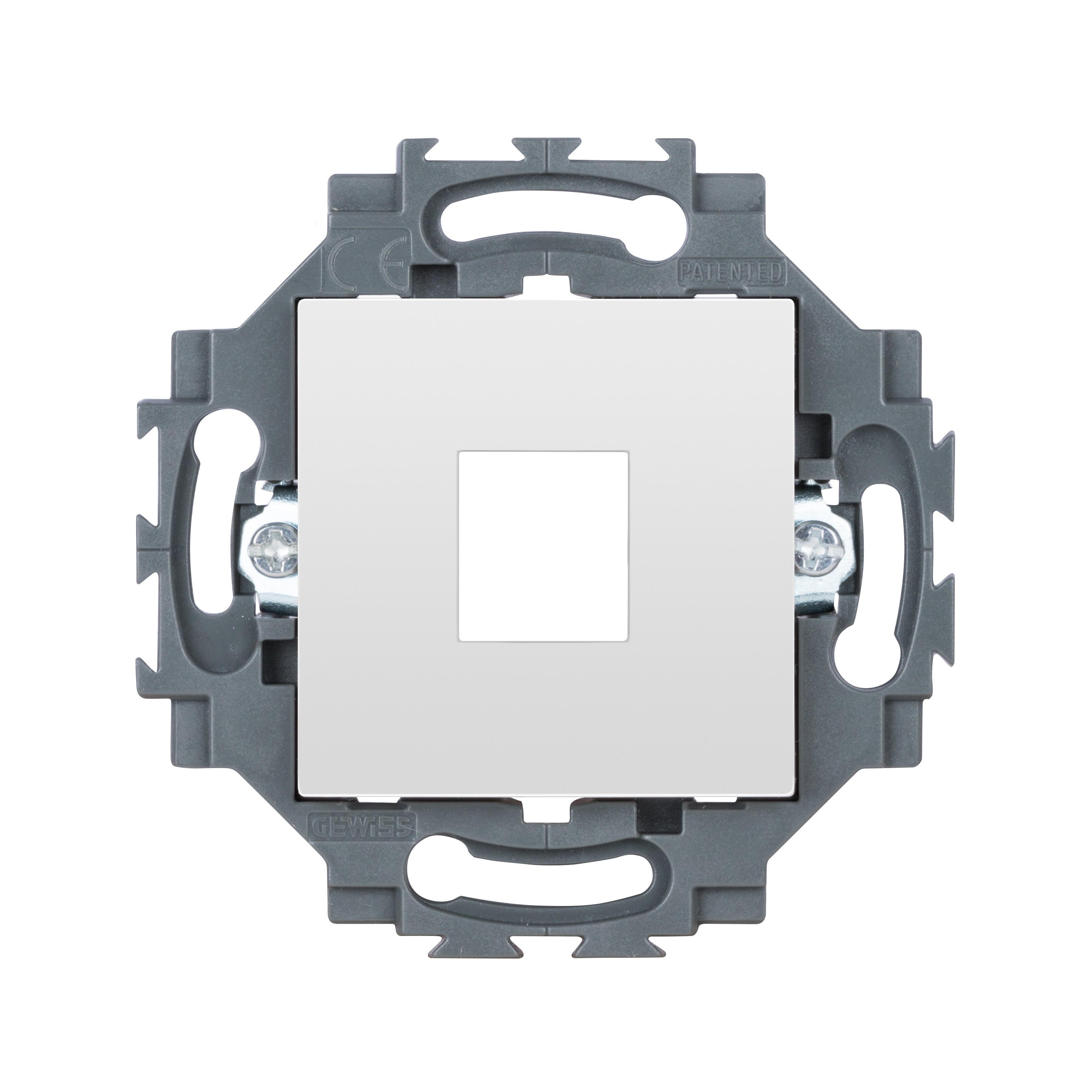 Gewiss - SUPPORT RJ45 KEYSTONE JACK BL