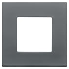 Gewiss - PLAQUE APPAREILLAGE DAHLIA 1 POSTE GRIS FONCE - GW35901AD