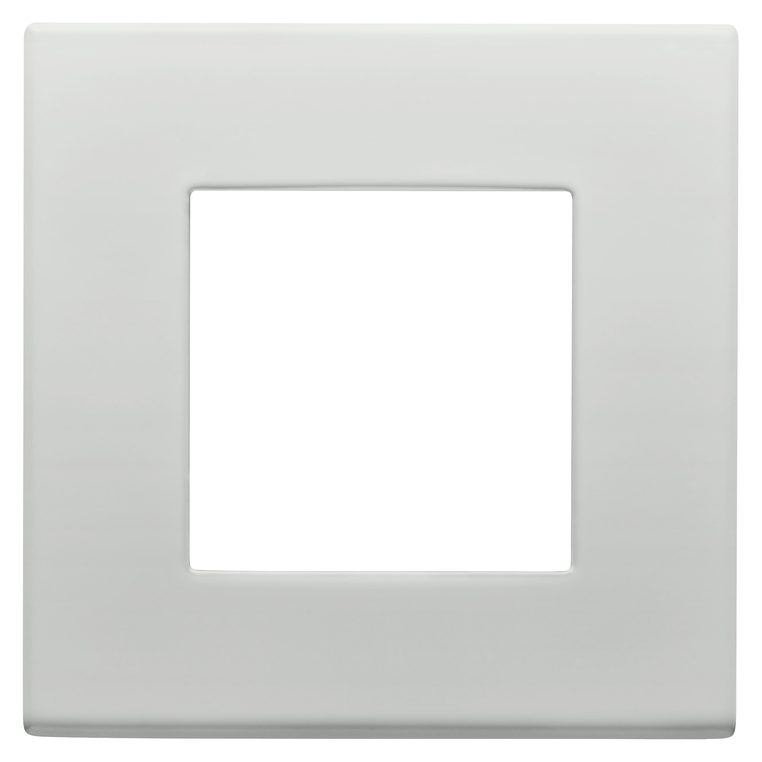 Gewiss - PLAQUE DAHLIA 1 POSTE GRIS CLAIR