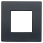 Gewiss - PLAQUE DAHLIA 1 POSTE GRIS ANTHRACITE