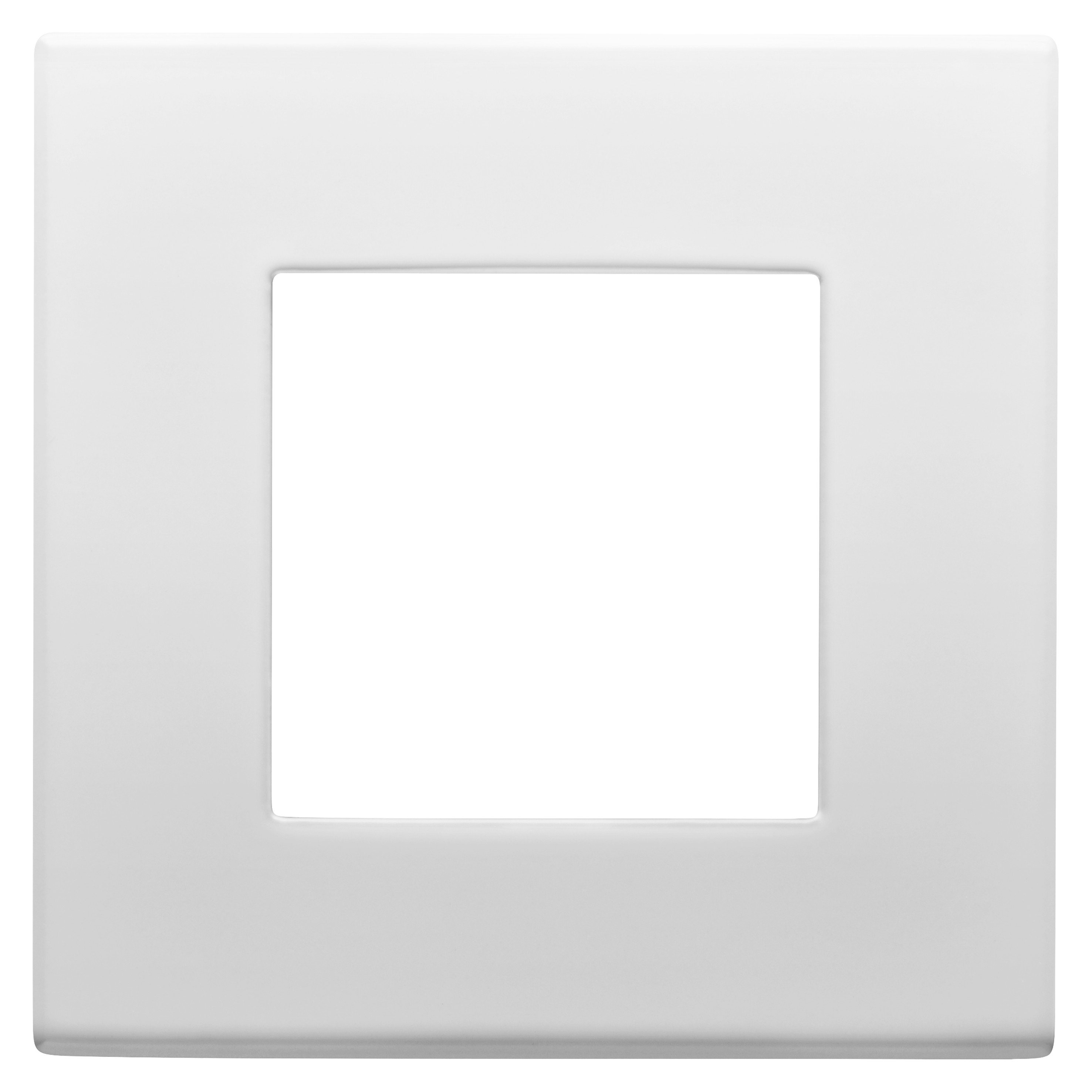 Gewiss - PLAQUE APPAREILLAGE DAHLIA 1 POSTE BL - GW35901AWP