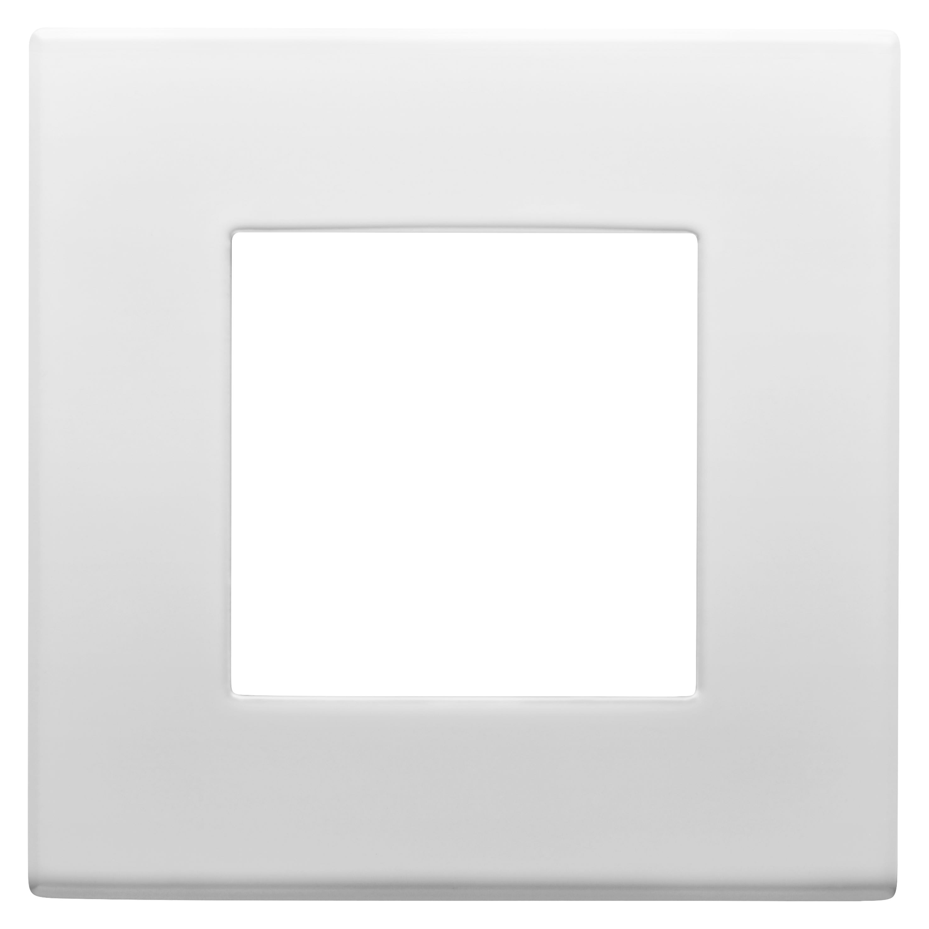 Gewiss - PLAQUE APPAREILLAGE DAHLIA 1 POSTE BL - GW35901AW