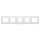 Gewiss - PLAQUE APPAREILLAGE DAHLIA 5 POSTES H/V BL - GW35905AW