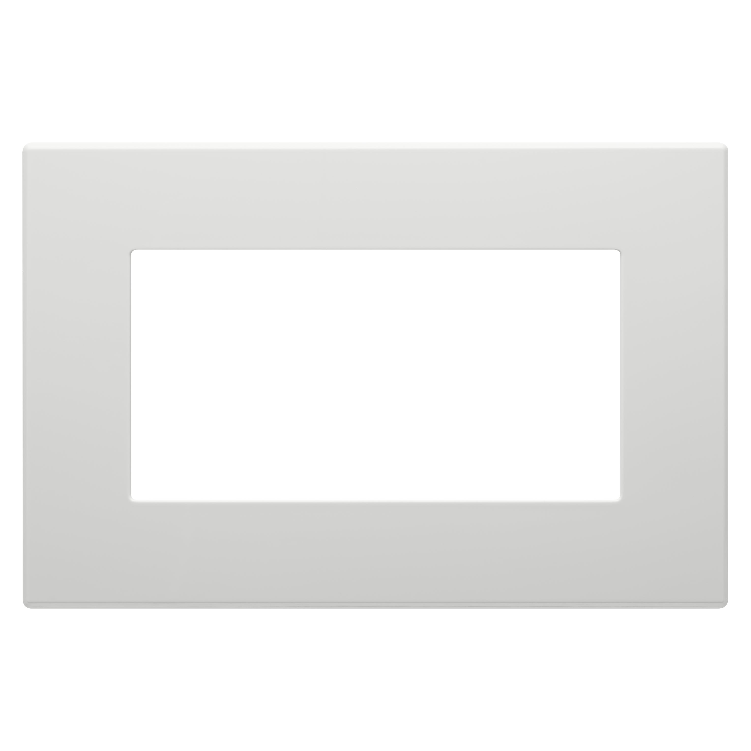 Gewiss - PLAQUE APPAREILLAGE DAHLIA DOUBLE GRIS CLAIR - GW35909AG