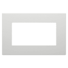 Gewiss - PLAQUE APPAREILLAGE DAHLIA DOUBLE GRIS CLAIR - GW35909AG