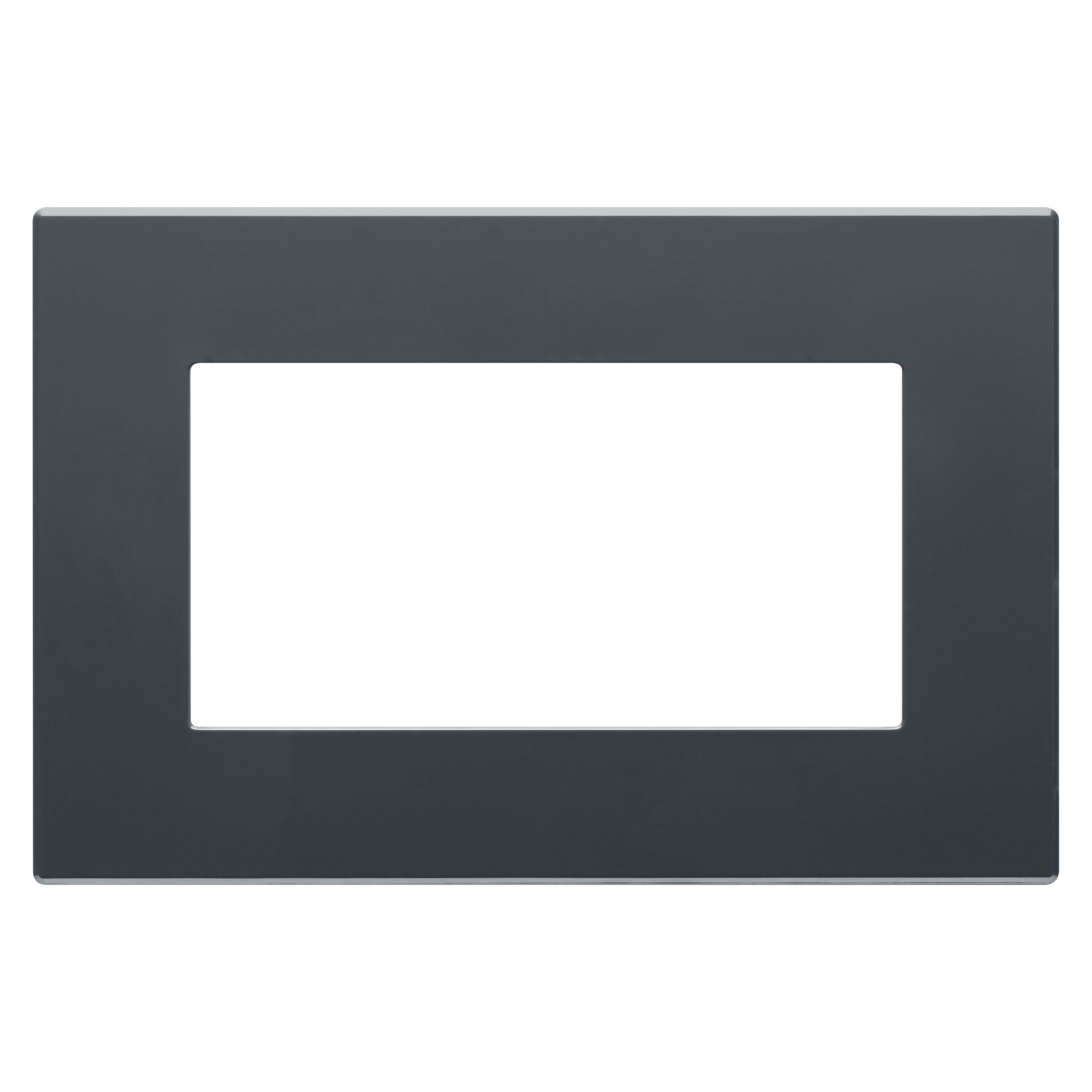 Gewiss - PLAQUE DAHLIA DOUBLE GRIS ANTHRACITE